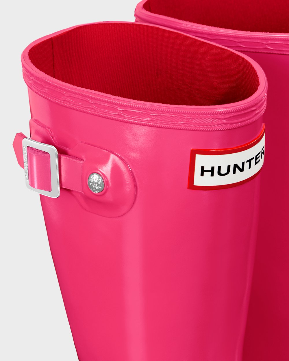 Bottes de Pluie Hunter Original Grands Gloss Enfant Rose Clair WMLDPEX-52